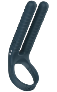 Kraftfull parvibrator som ger ökad storlek och stimulans.
