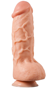 Enormt stor dildo med sugkopp i botten för handsfree lekar från nmc