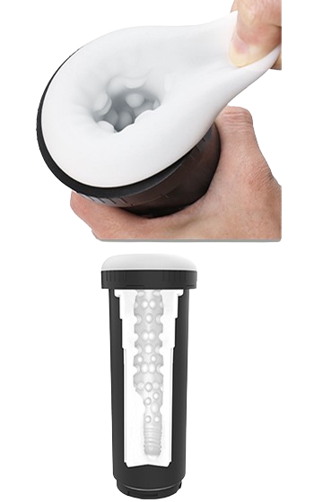 Effektiv masturbator med vibration & sugfunktion.