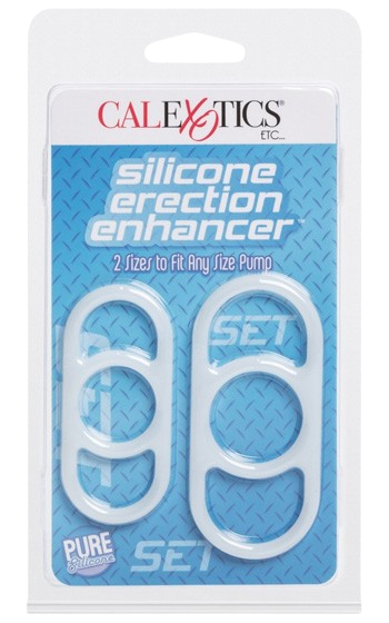 2-pack silikonringar med flera valmöjligheter för tajthet. kartong