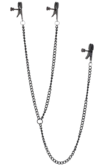 Ställbara klämmor för bröstvårtor & klitoris.