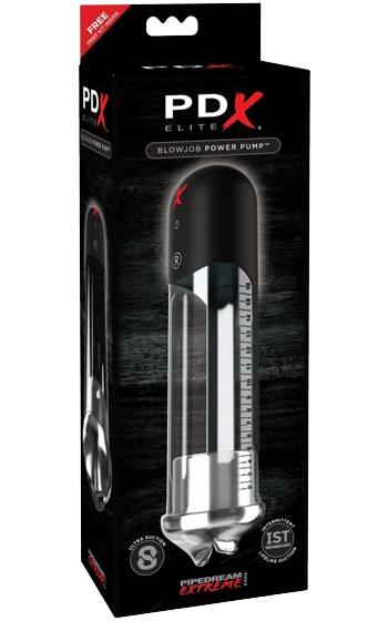 Elektrisk penispump som samtidigt ger dig ett blowjob. kartong