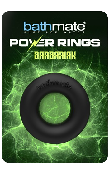 Tjock och elastisk penisring, från kända märket Bathmate. kartong