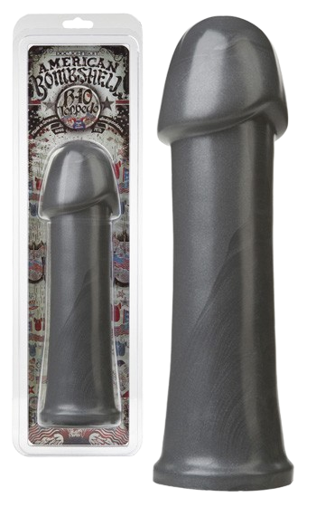 Stor dildo eller analplugg som mäter hela 26cm från doc johnson