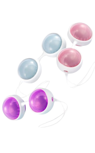 Knipkulor i tre olika vikter, från svenska märket Lelo.