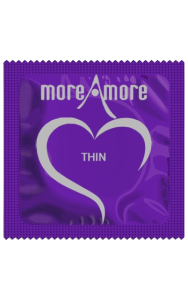 tunn kondom från märket moreamore