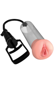 Penispump med en underbart mjuk vagina som ingångshål.