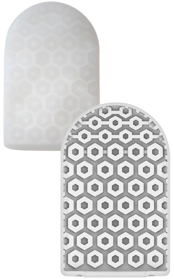 Supermjuk och strukturerad runksleeve, från Tenga.