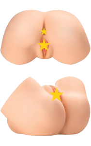 Stor och naturtrogen bakdel med skön vagina och anal.