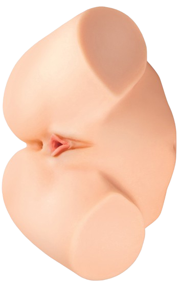 Stor och naturtrogen bakdel med skön vagina och anal.