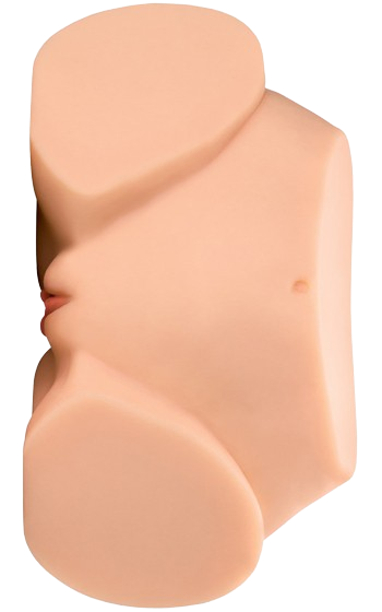 Stor och naturtrogen bakdel med skön vagina och anal.