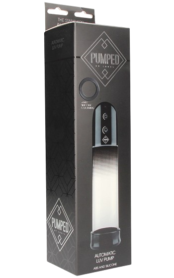 Helautomatisk, tystgående penispump av hög kvalitet. kartong