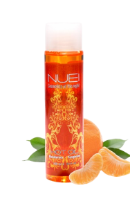 Lustförhöjande massageolja i åtta väldoftande smaker.