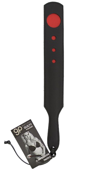 Lång läderpaddel på 40 cm med bra flexibilitet för hög effekt.