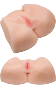 Realistisk underdel två ingångar, i naturlig storlek.