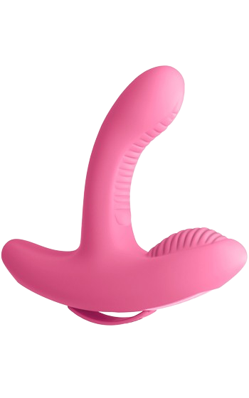 Lyxig vibrator för klitoris och g-punkten, fjärrstyrd.