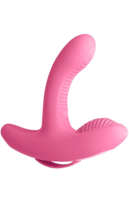 Lyxig vibrator för klitoris och g-punkten, fjärrstyrd.