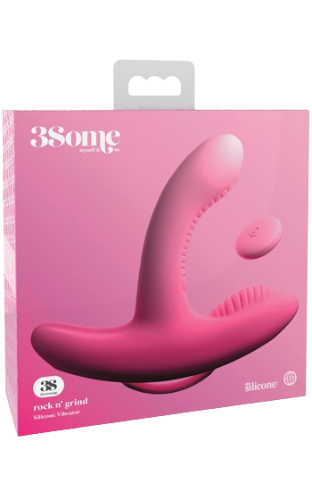 Lyxig vibrator för klitoris och g-punkten, fjärrstyrd. kartong