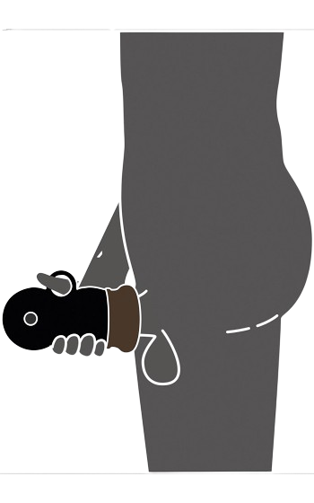 Masturbator med otroligt kraftfull skakfunktion. illustration