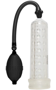 Intensivt masserande penispump med sleeve.