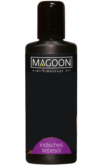 Indisk massageolja med lätt doft av god vanlij.
