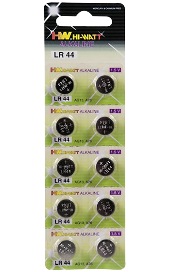 LR44 i 10-pack, batterier för den verkliga storförbrukaren.