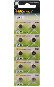 LR41 i 10-pack, batterier för den verkliga storförbrukaren.