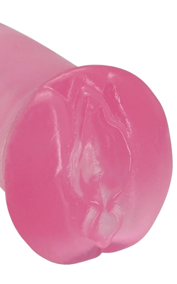 Mindre, handhållen lösvagina med skönt strukturerad insida.