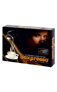 produktbild på sexpresso som förhöjer lusten och ger dig koffein