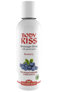 Glidvänlig massageolja med ljuvlig smaker