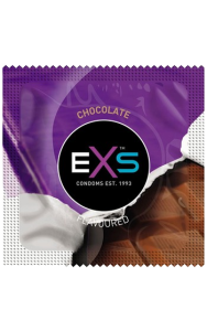 kondom med chokladsmak och doft från exs