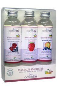 Presentbox med tre olika smaker för lustfyllda stunder på sängen.