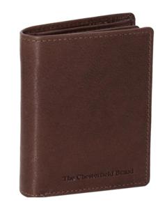 mörkbrun plånbok i läder av modellen hereford från varumärket the chesterfield brand