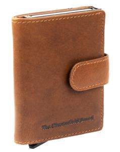 cognacsfärgad plånbok i läder av modellen loughton från varumärket the chesterfield brand