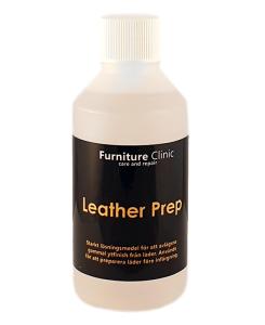 flaska innehållande 100 ml läderprep, furnture clinic leather prep