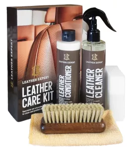 Lädervårdskit för Bilklädslar | Leather Expert Leather Car Care Kit | 2 x 250 ml