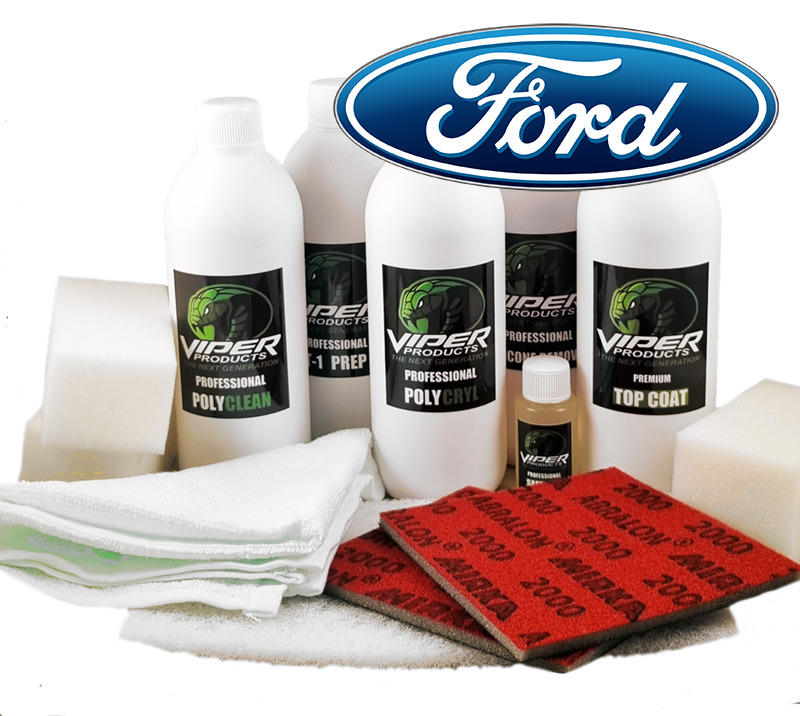 Läder & Vinylfärg till Ford | Stort Kit för Infärgning av Läder, Vinyl och Konstläder | Viper Products