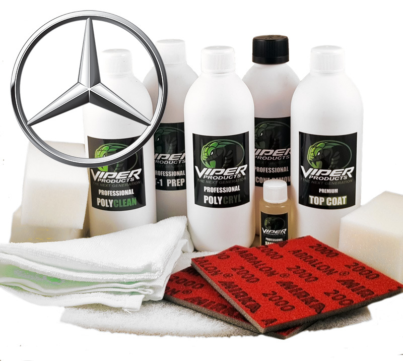 Läder & Vinylfärg till Mercedes | Stort Kit för Infärgning av Läder, Vinyl och Konstläder | Viper Products