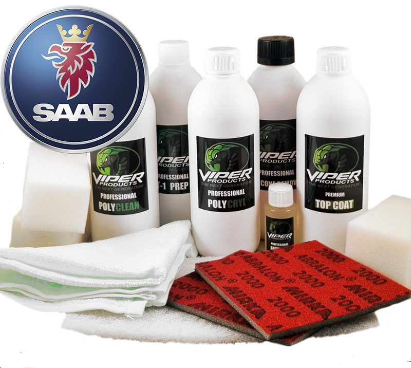 Läder & Vinylfärg till Saab | Kit för Infärgning av Läder, Vinyl och Konstläder | Viper Products