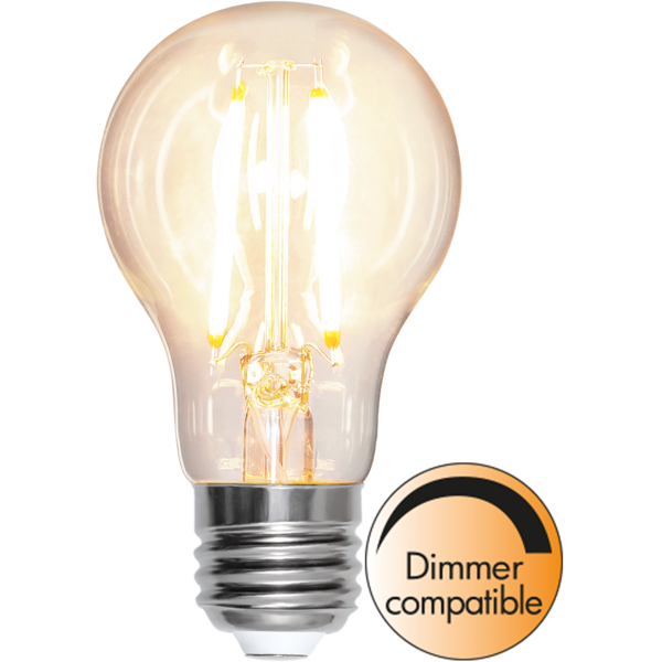 LED-lampa E27 normal Clear, 8W(60W) dimbar