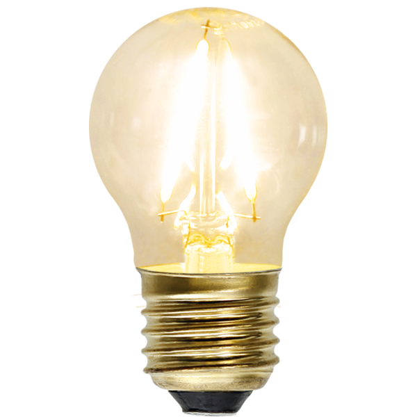 LED-lampa E27 klotlampa 1,5W klar