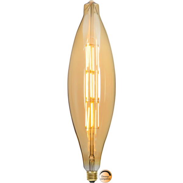 LED-lampa E27 CT120 Industrial Vintage, 10W dimbar