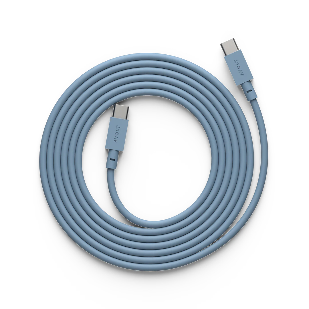 Cable 1 USB-C to USB-C, Shark Blue 2m