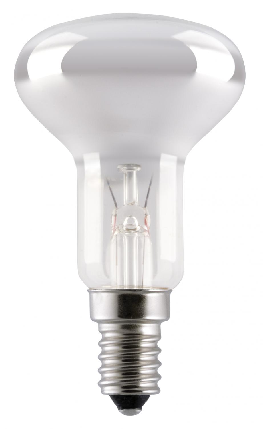 En glödlampa reflektor i R50 med E14 sockel, 25W