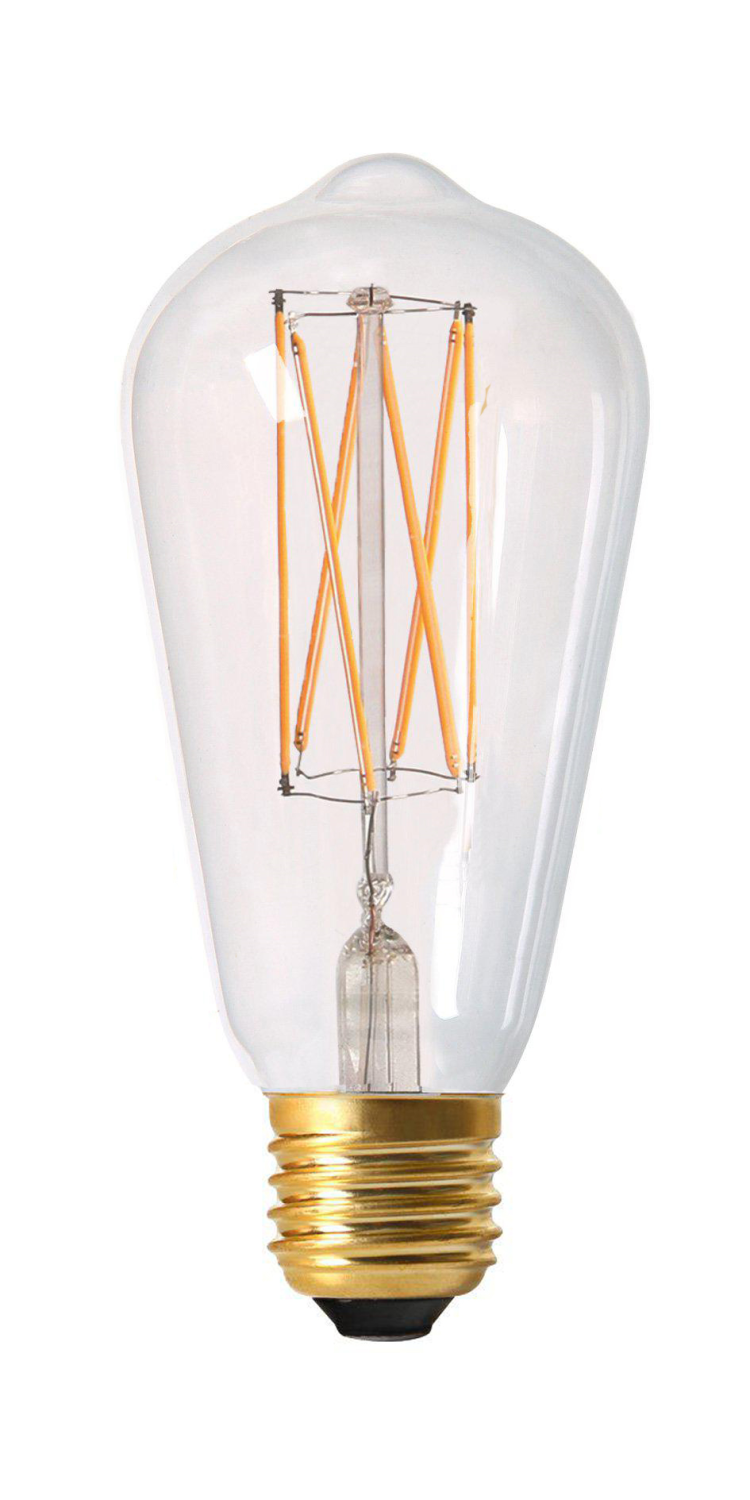 LED 3-stegs dimmer mem Edison klar E27 64mm 6,5W