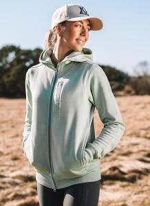 Tröja Paradise Hoodie Zip Green