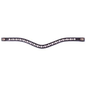 Pannband EQ Vita Kristaller/Svart