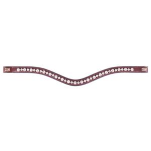 Pannband EQ Vita Kristaller/Brun