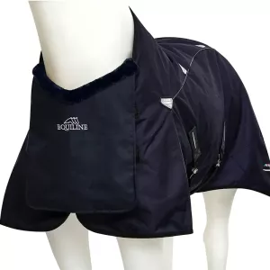 Spännskydd Till Täcke Equiline Bavette One Size Navy/Svart