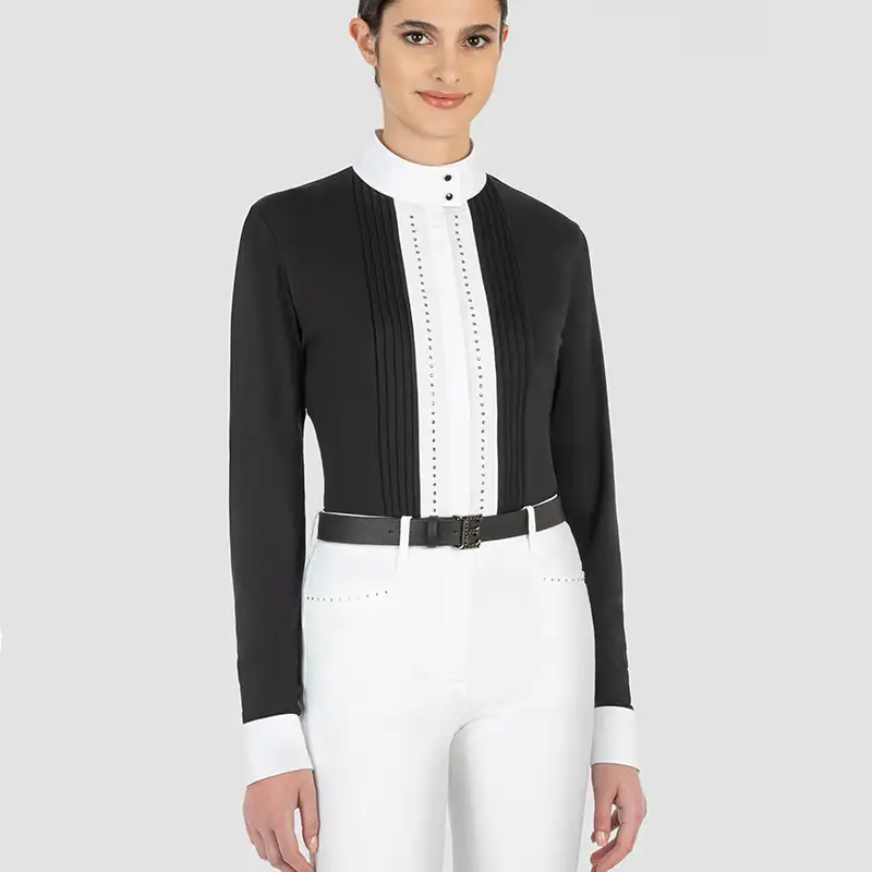 Tävlingsskjorta Gerdag Lång Ärm Svart